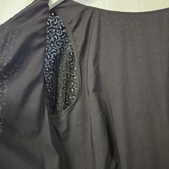 Tibi Black Cocktail Dress 3/4 Length Sleeve Size 4 - Picture 5 of 16